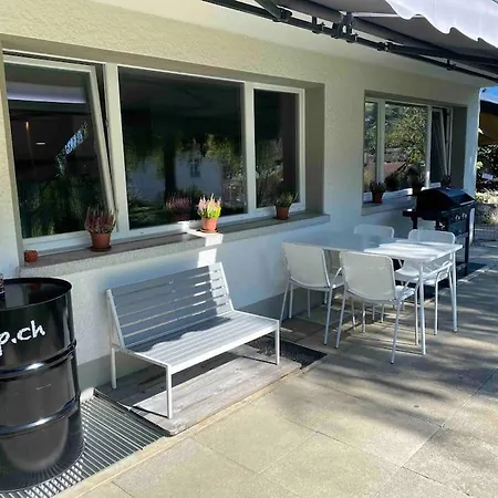 See Und Berge Garden Faulensee Exterior foto